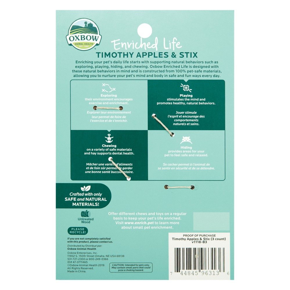 Oxbow - Enriched Life - Timothy Apple & Stix