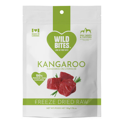 Wild Bites - Freeze Dried Kangaroo - 50g