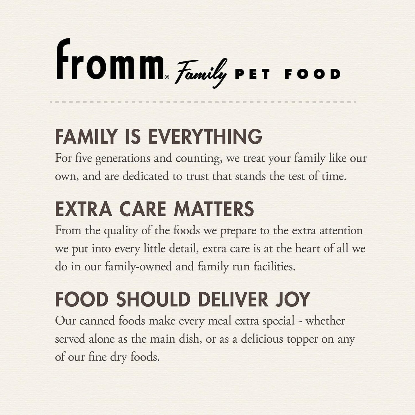 Fromm - Wet Dog Food - Pate