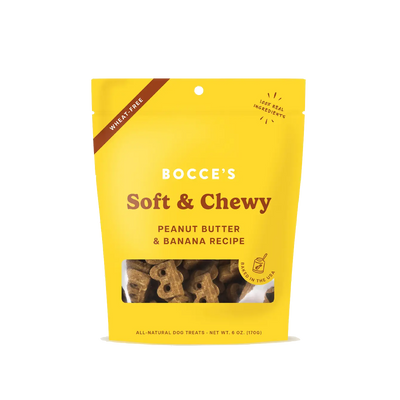 Bocce's Bakery - Peanut Butter & Banana Soft & Chewy Treats - 6oz