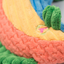 HuggleHounds - Rauccous Rainbow Trout Knottie Plush Dog Toy