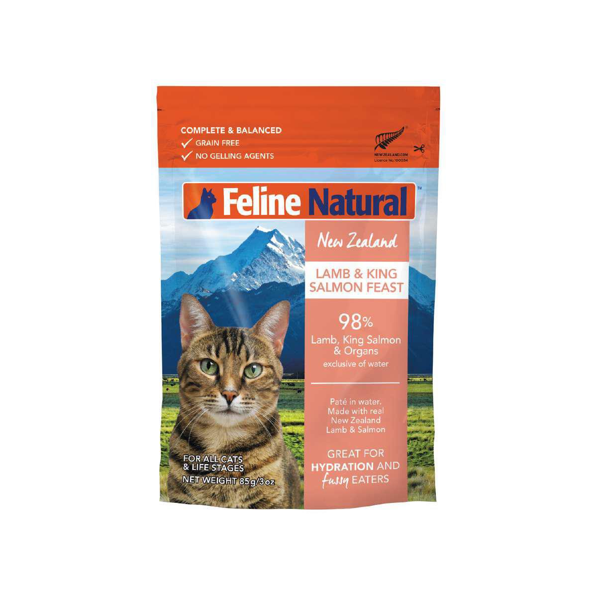 Feline Natural - Feast Pouch Cat Food - 85g