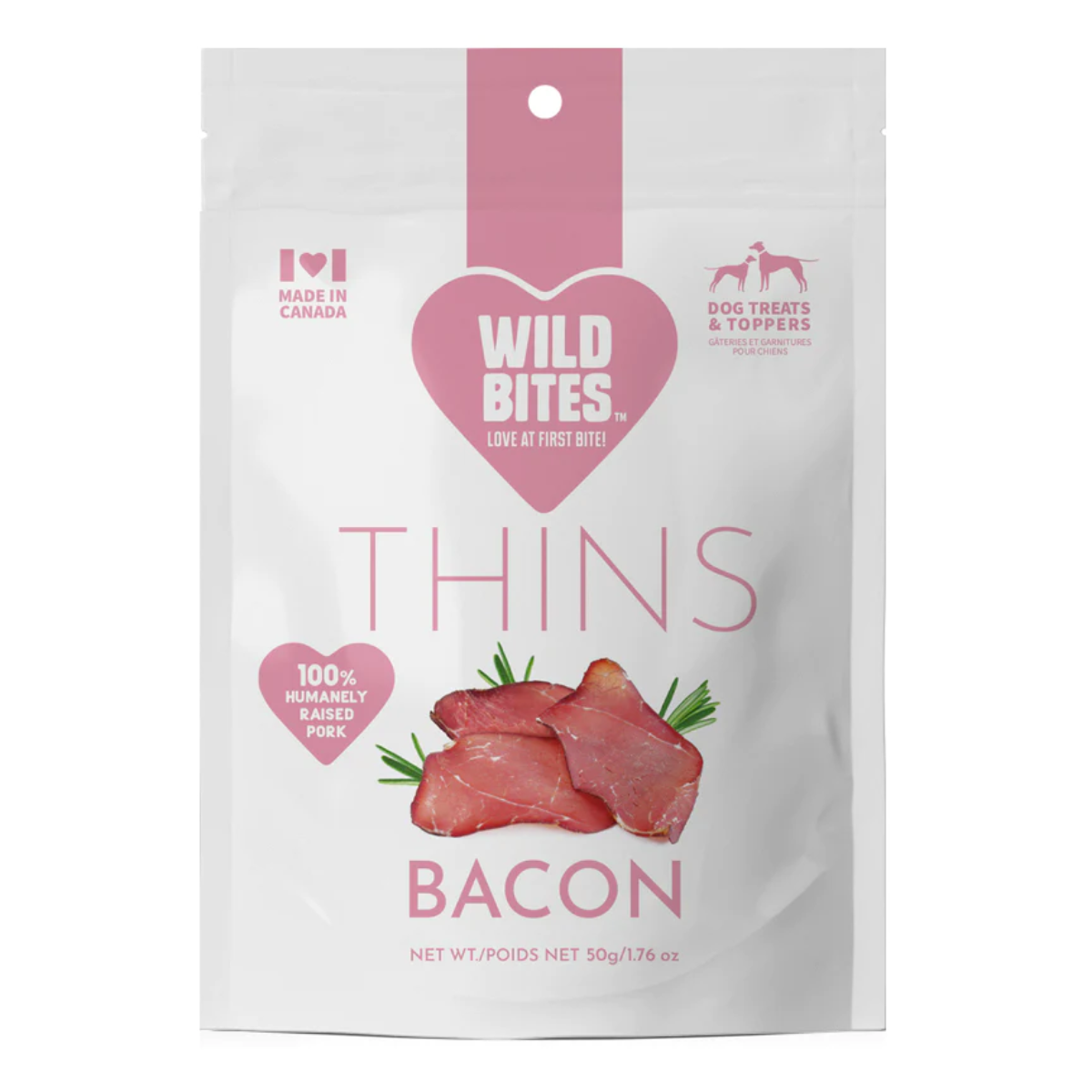 Wild Bites - Bacon Thins - 50g