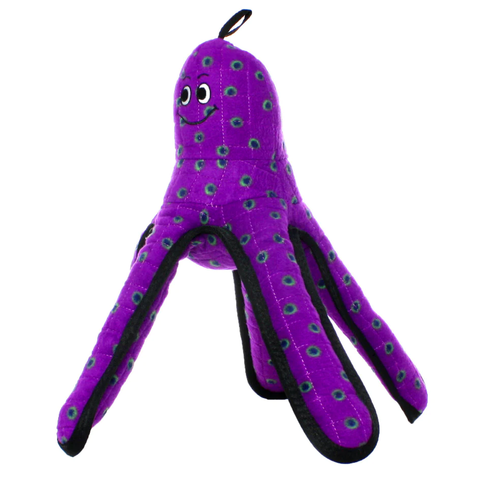 Tuffy Toys Purple Octopus Doodle Dogs