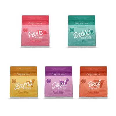 Green Juju - Frozen Sliders - Raw Dog Food