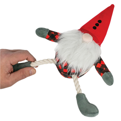 Tall Tails - Gnome Pull-Through Rope Tug Dog Toy