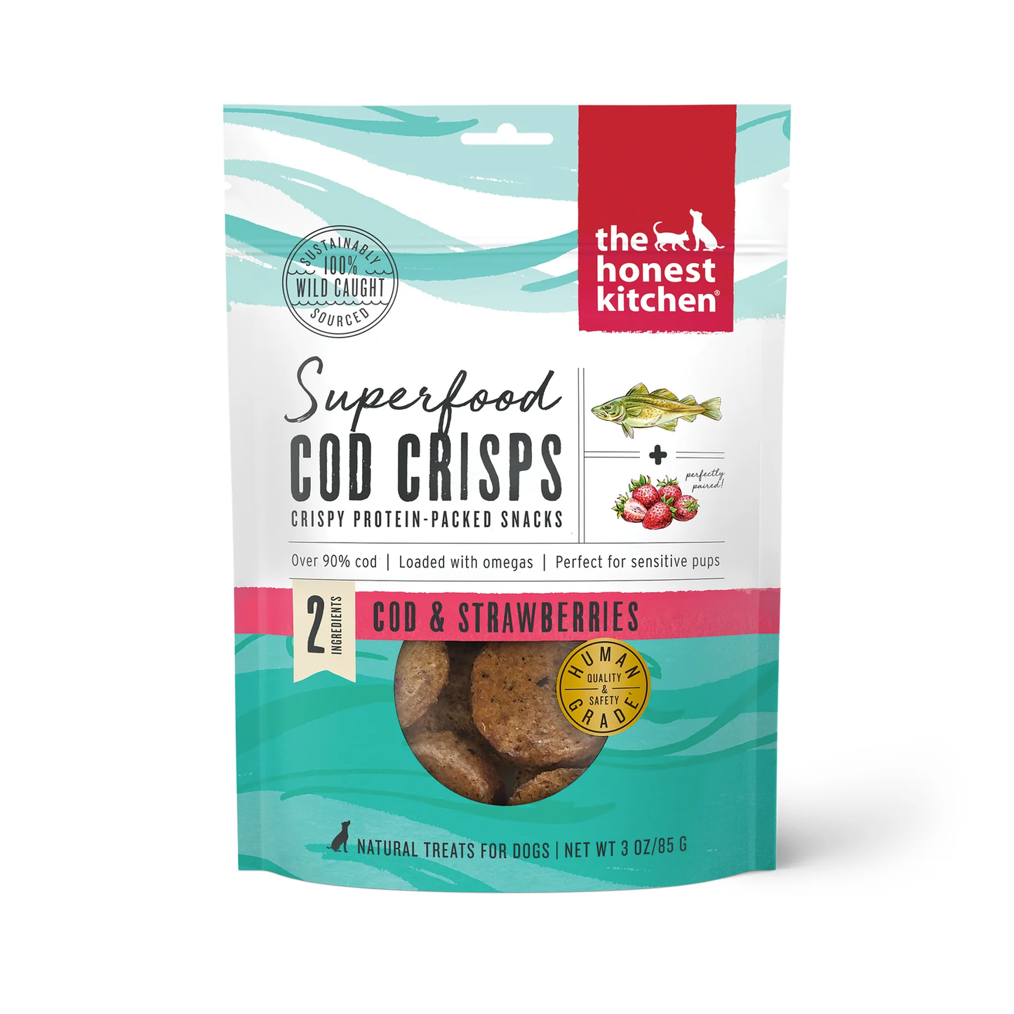 The Honest Kitchen - Superfood Cod Crisps