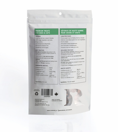 Rawbone Pet Food Co. - Elk Liver Krisps