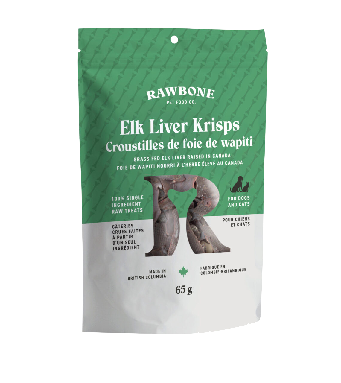 Rawbone Pet Food Co. - Elk Liver Krisps