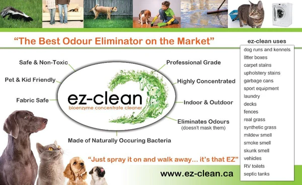 EZ-Clean - Odour & Stain Remover - Fragrance Free Spray