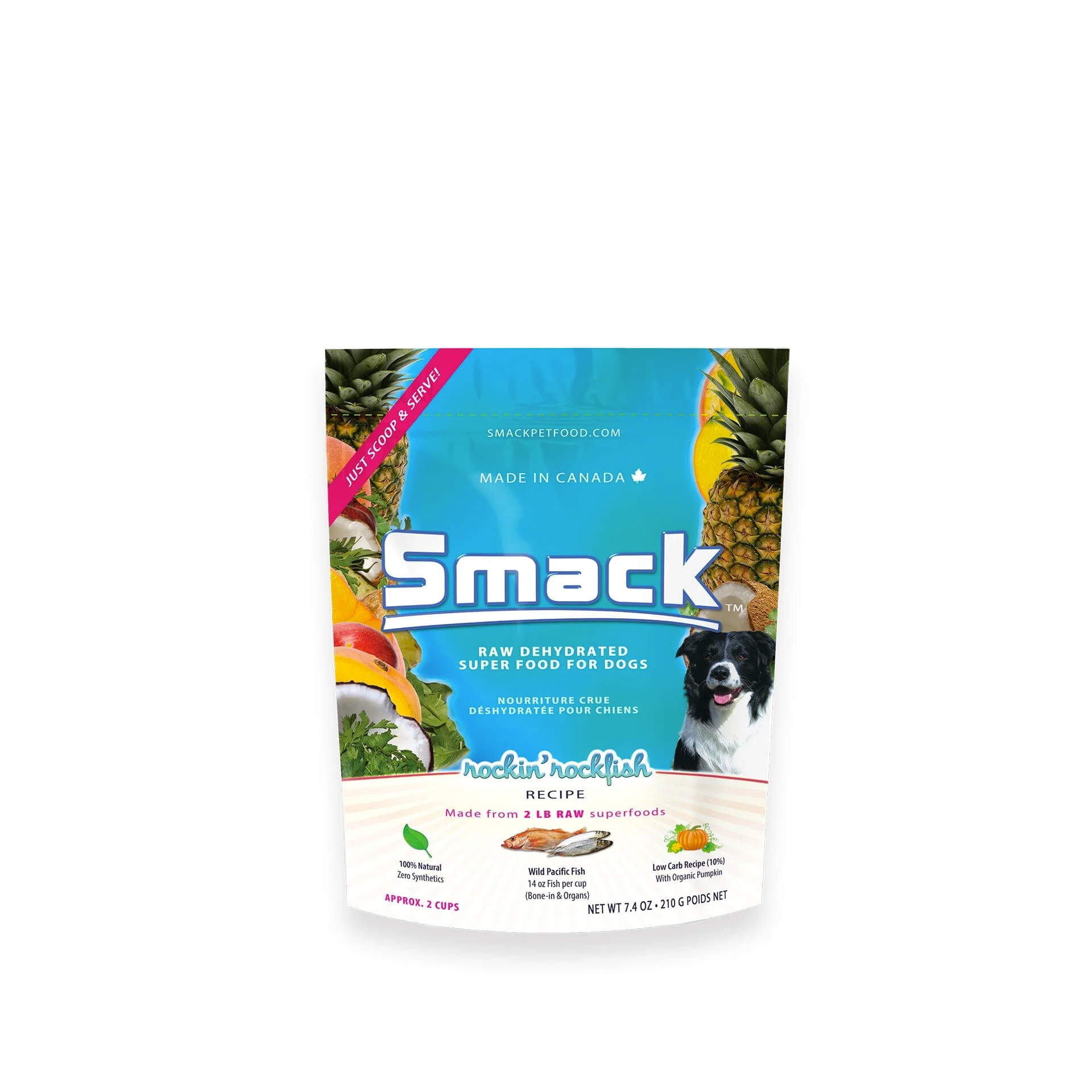 Smack dehydrated hot sale dog food