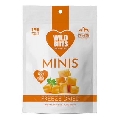 Wild Bites - Freeze Dried Mini Marble Cheese - 100g