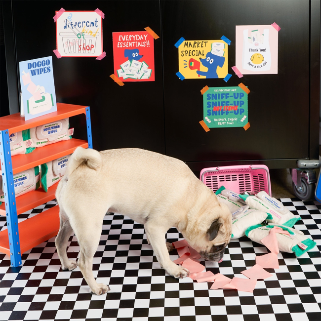The Furryfolks - Doggo Cleaning Sheets Nosework Toy