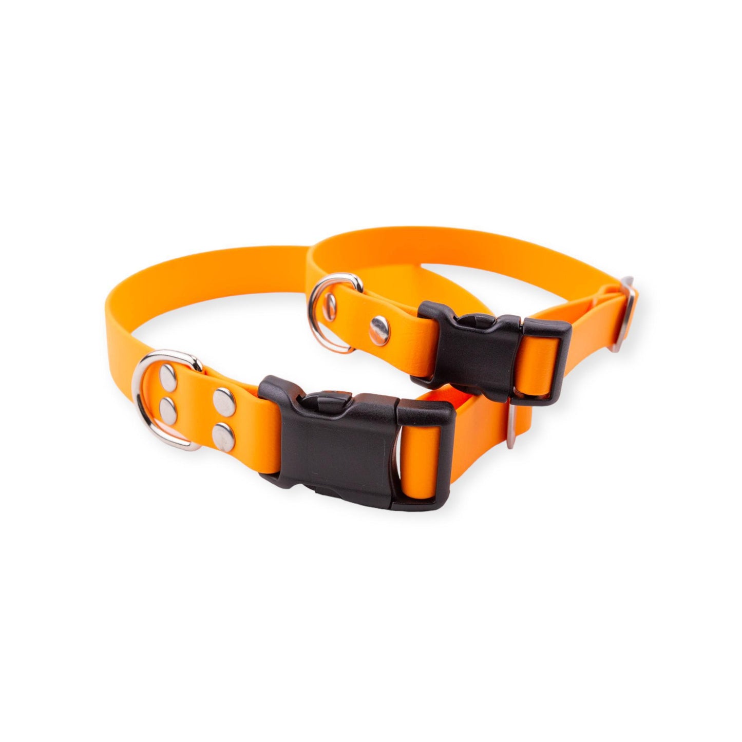 North Range Biothane Collar - Orange Sherbet