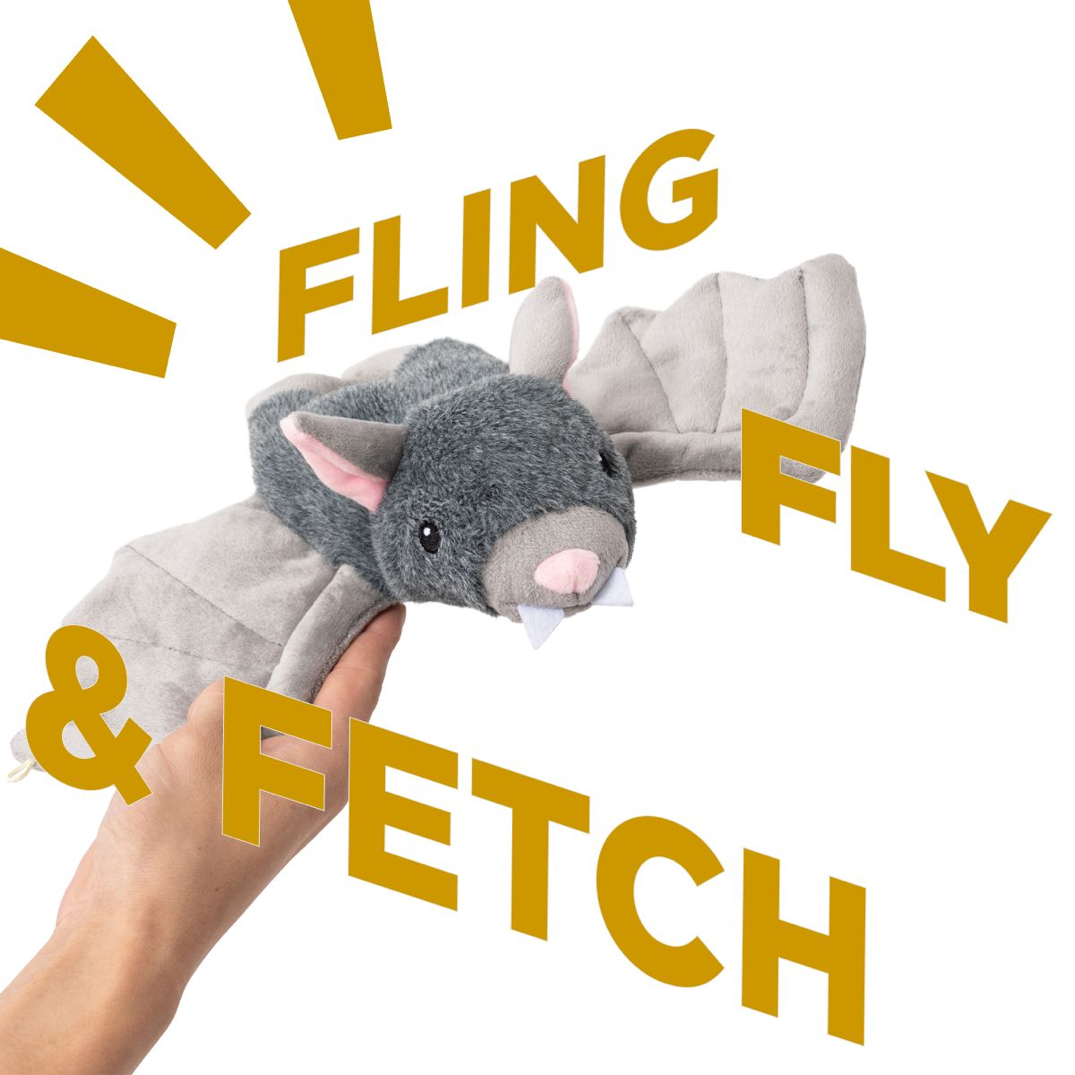 Tall Tails - Fling and Fetch Toy for Dogs - Bat