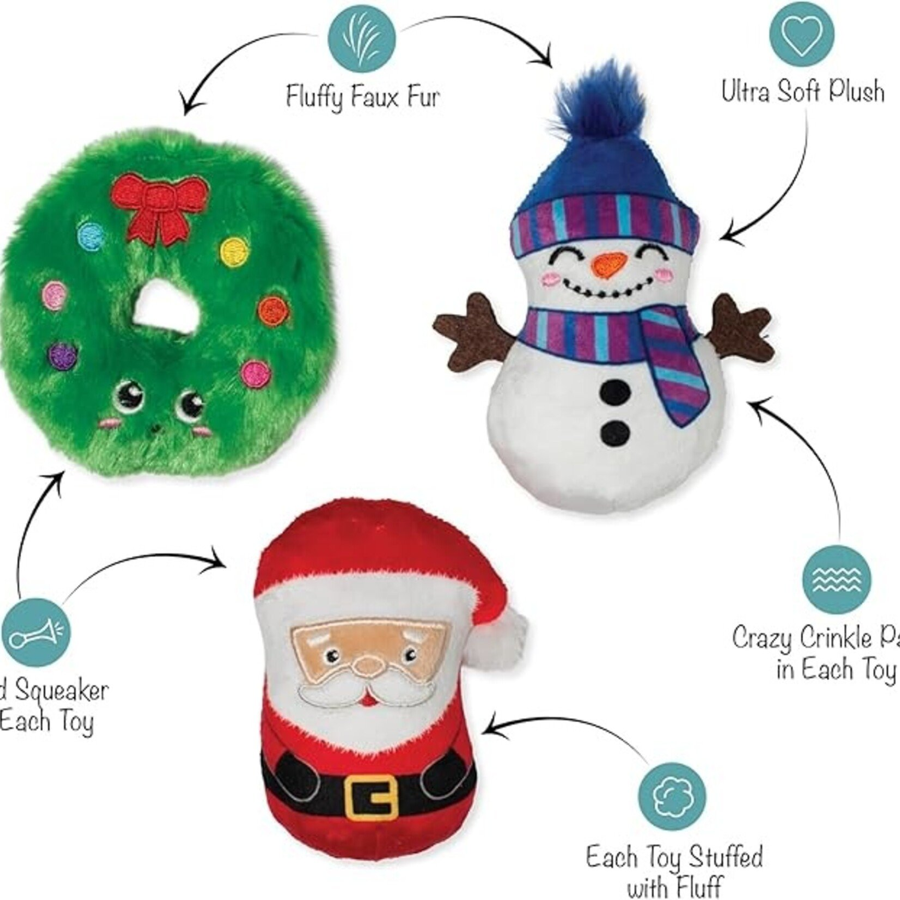 Fringe - We have Great Chemis-tree 3pk Small Dog Toy