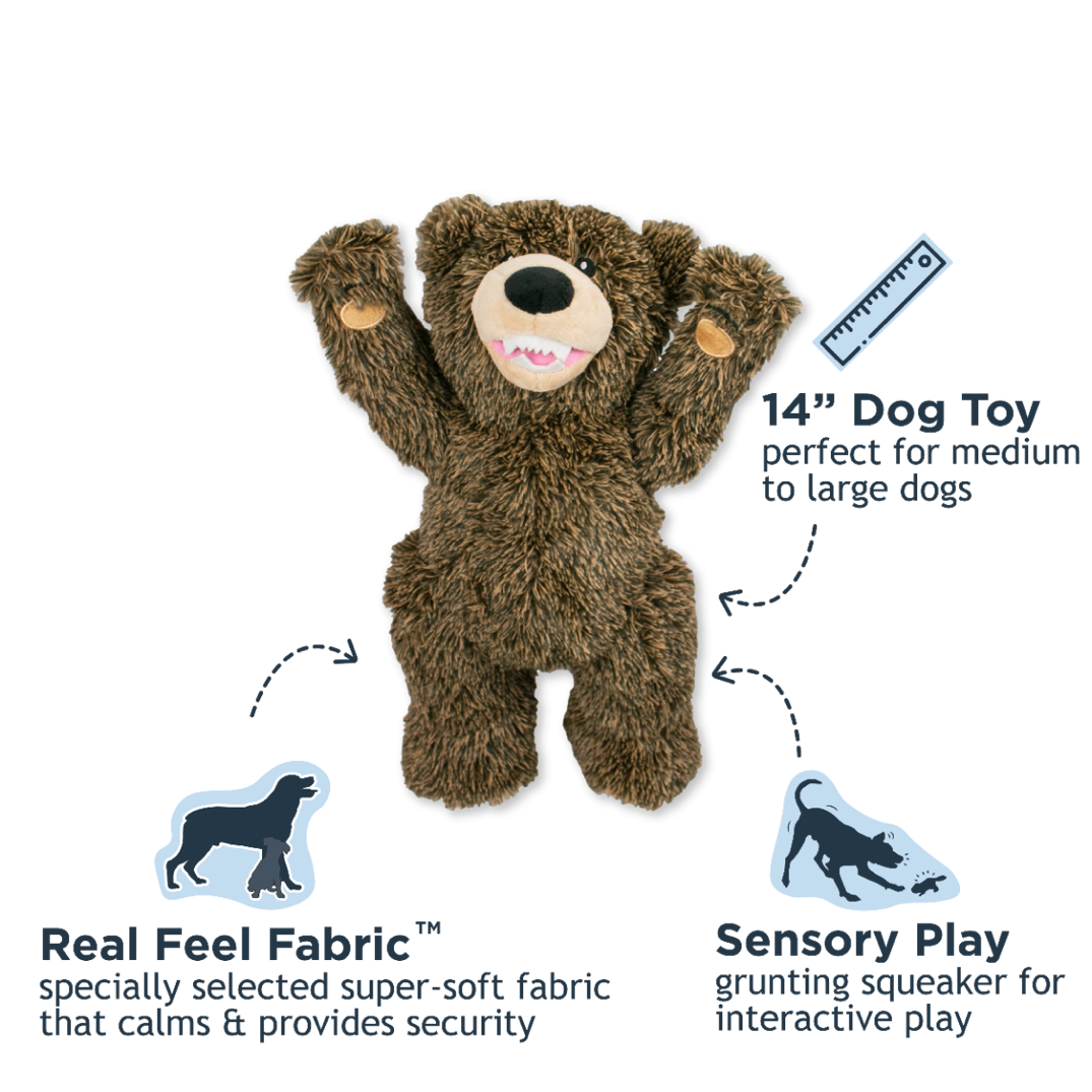 Tall Tails - Grizzly Rope Body Dog Toy