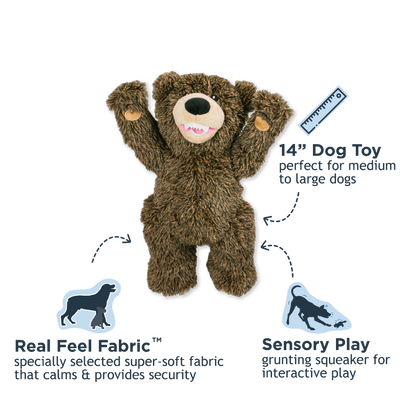 Tall Tails - Grizzly Rope Body Dog Toy