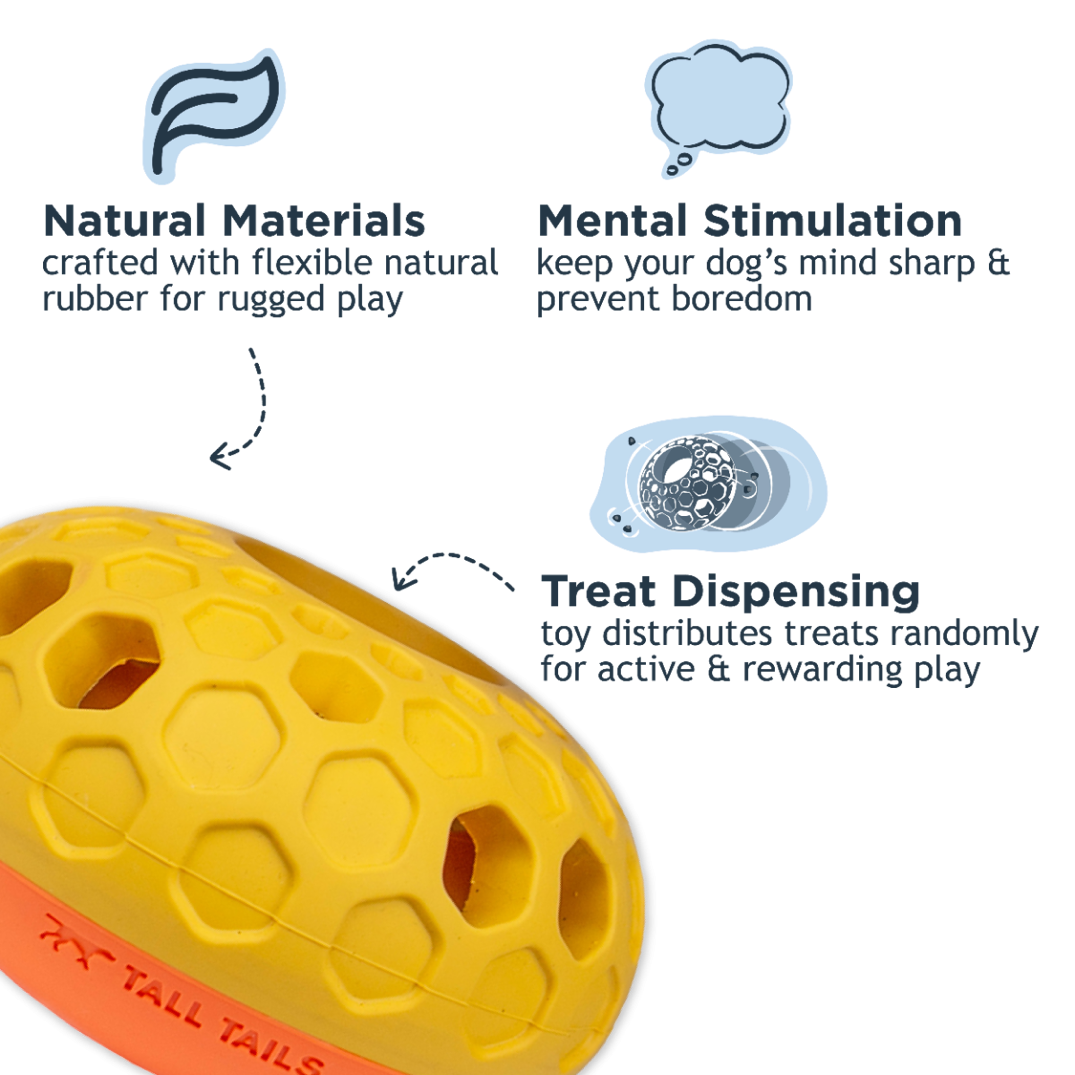 Tall Tails - Natural Rubber Bee Hive Reward Dog Toy