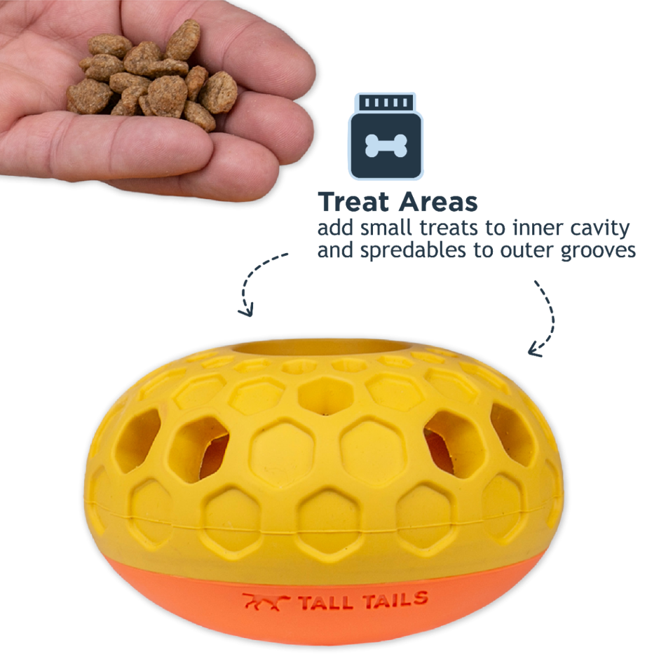 Tall Tails - Natural Rubber Bee Hive Reward Dog Toy