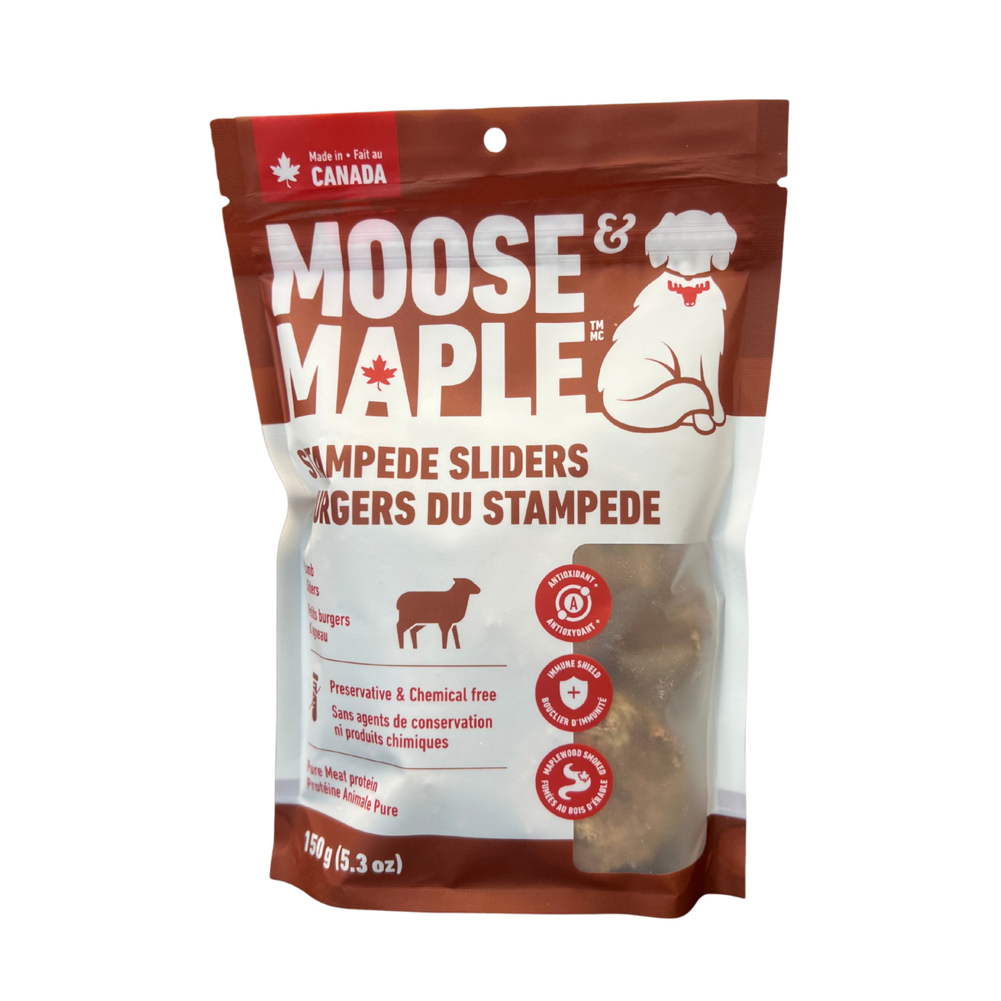 Moose & Maple - Stampede Lamb Sliders - Dog Treats