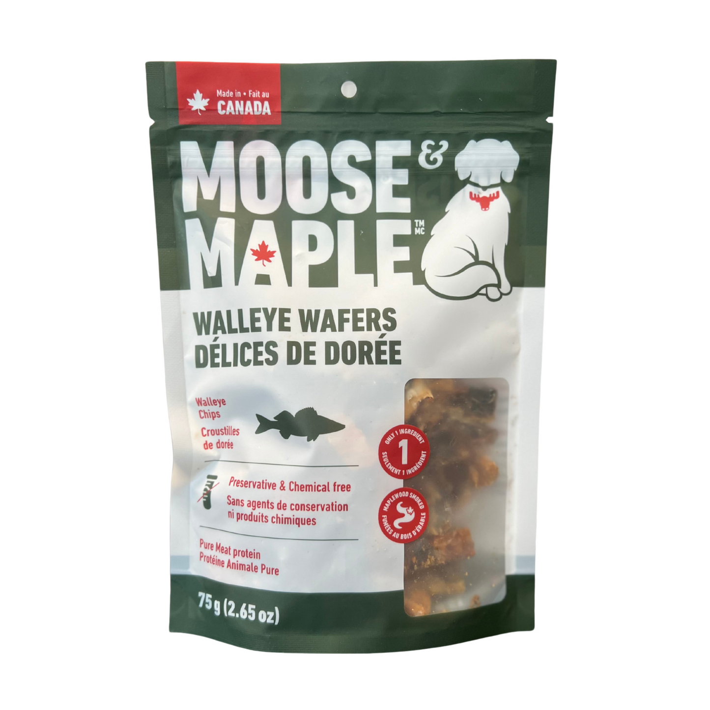 Moose & Maple - Walleye Wafers - Dog Treats
