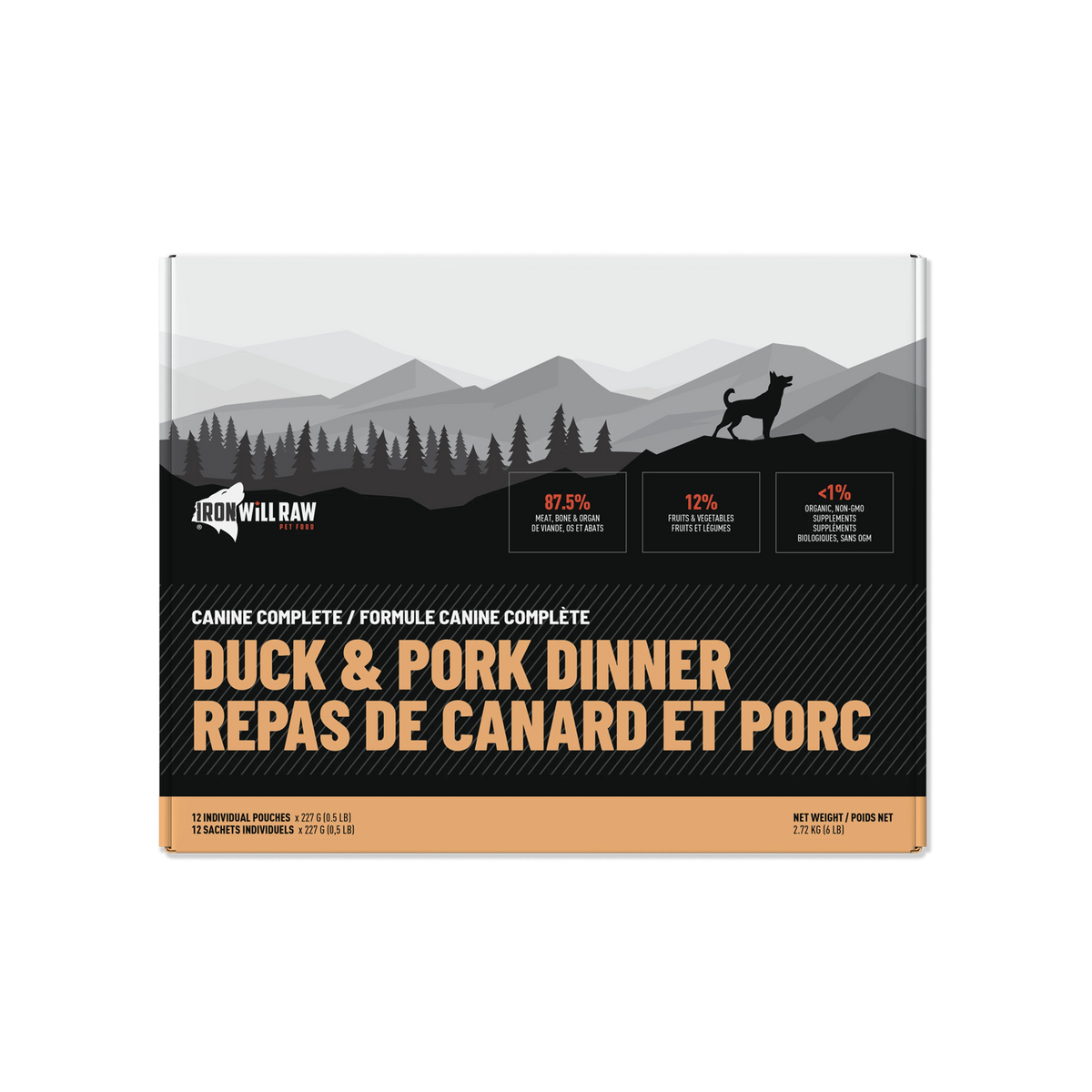 Iron Will Raw - Canine Complete Dinner - Raw Dog Food