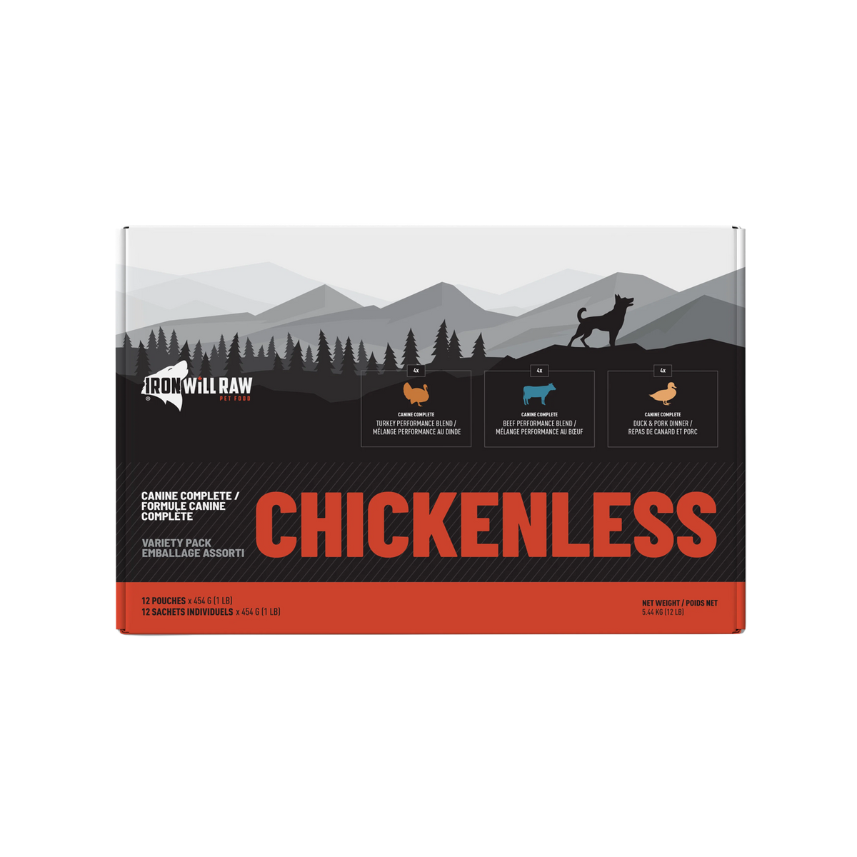 Iron Will Raw - Canine Complete Variety Packs