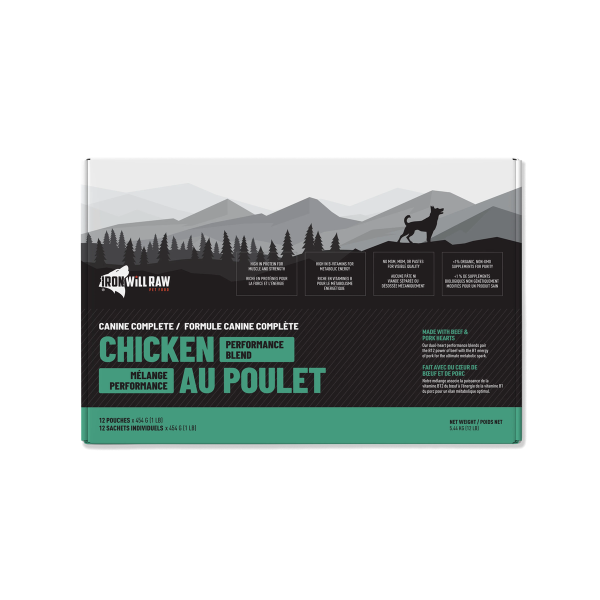 Iron Will Raw - Canine Complete Dinner - Raw Dog Food