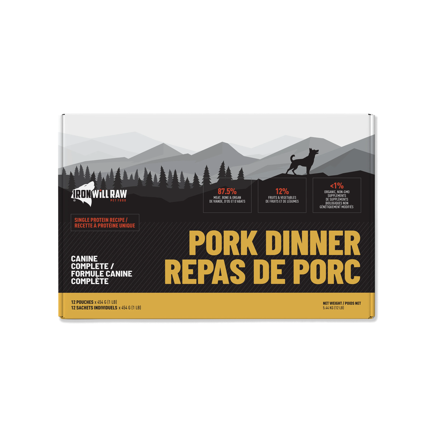 Iron Will Raw - Canine Complete Dinner - Raw Dog Food