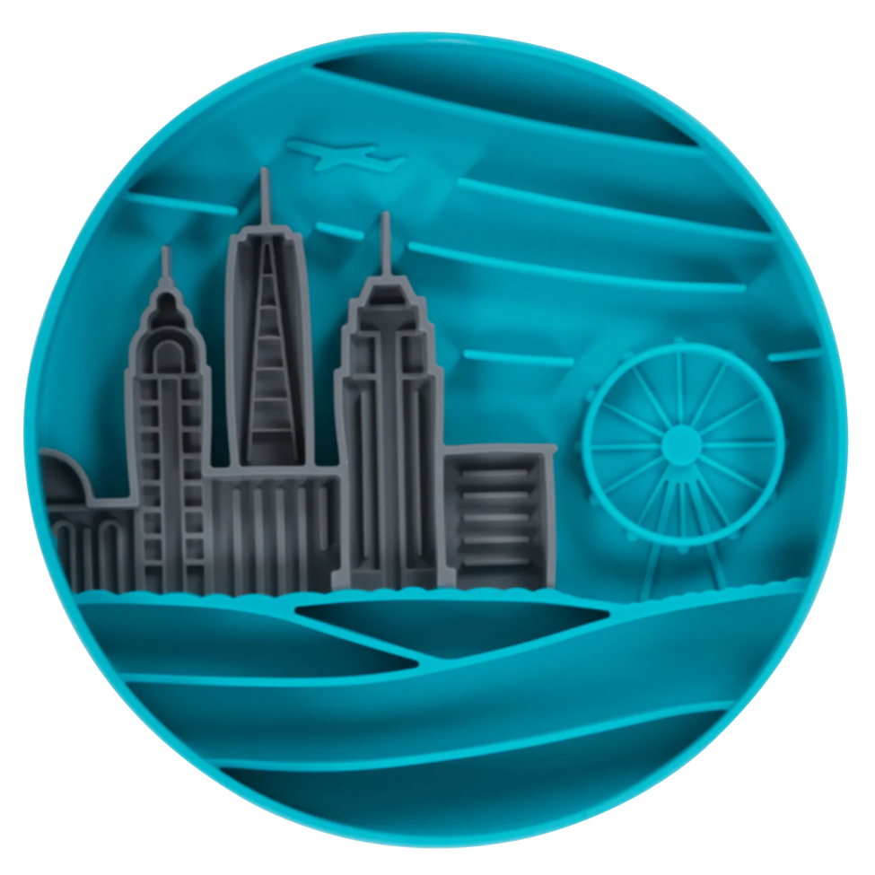 Messy Mutts - Silicone Interactive Feeder - Urban City