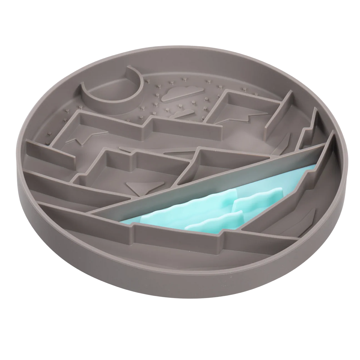 Messy Mutts - Silicone Interactive Feeder - Mountain Scene