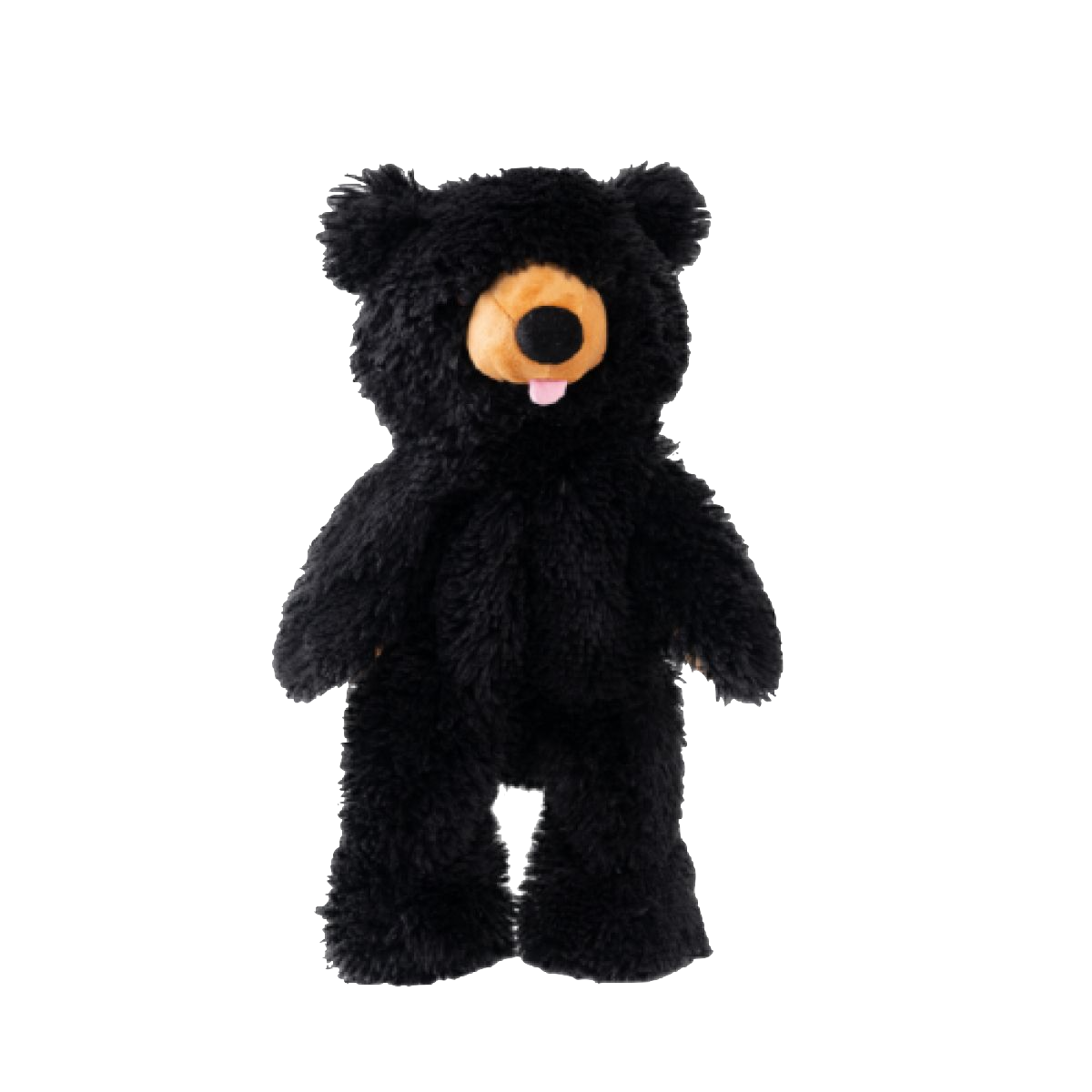 Tall Tails - Stuffless Black Bear Squeaker Dog Toy