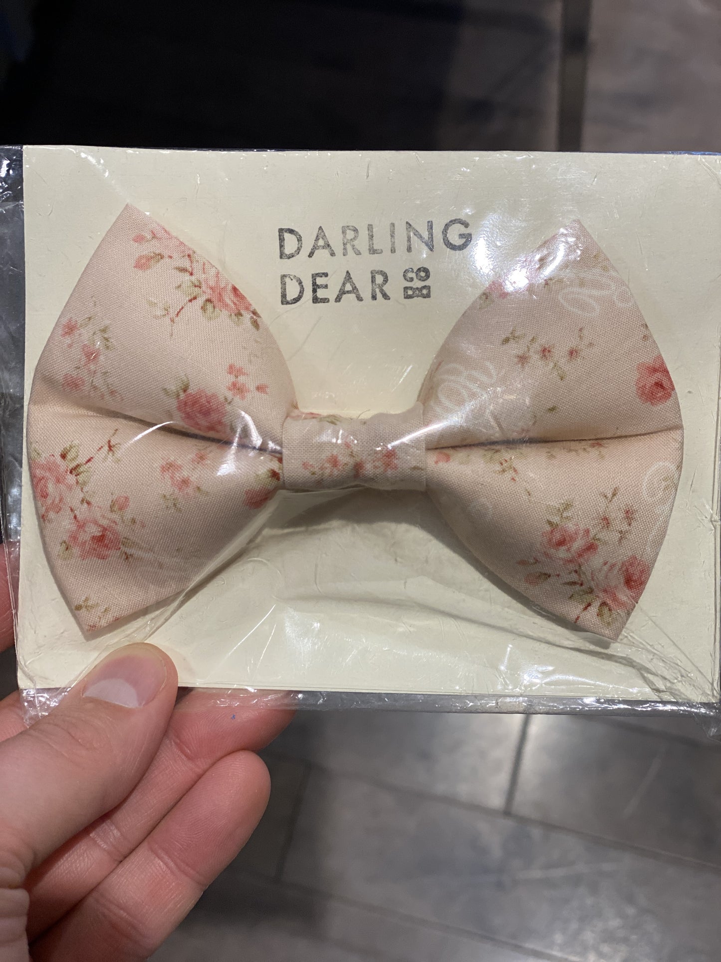 Darling Dear - Pink with pink roses