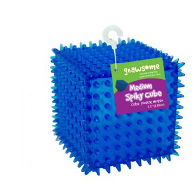 Royal Pet - Gnawsome Spiky Cube 3.5" - Squeak