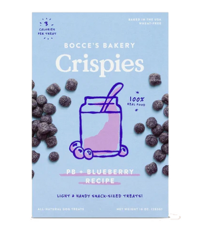 Bocce's Bakery - PB & Blueberry Crispies - 10oz