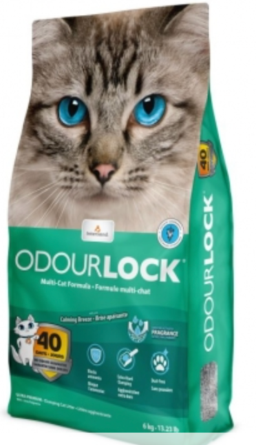 Intersand - Odourlock Litter - Multi-Cat - Calming Breeze Scent