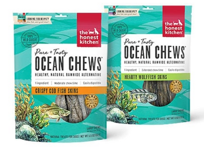 The Honest Kitchen - Beams Ocean Chews Cod Fish Skins