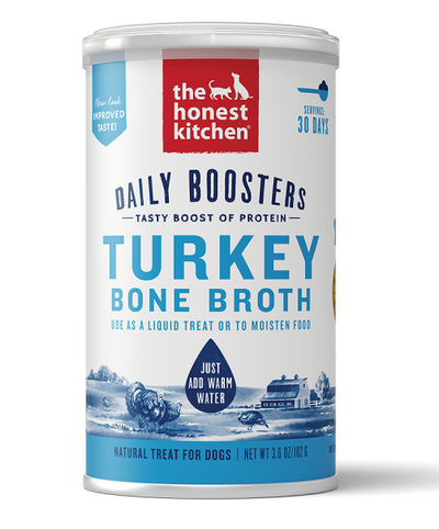 The Honest Kitchen - Daily Boosters Instant Turkey Bone Broth with Turmeric