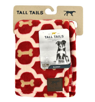 Tall Tails - Fleece Blanket - Red Bone
