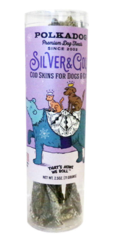 Polkadog - Holiday Silver & Gold Cod Skin Treats