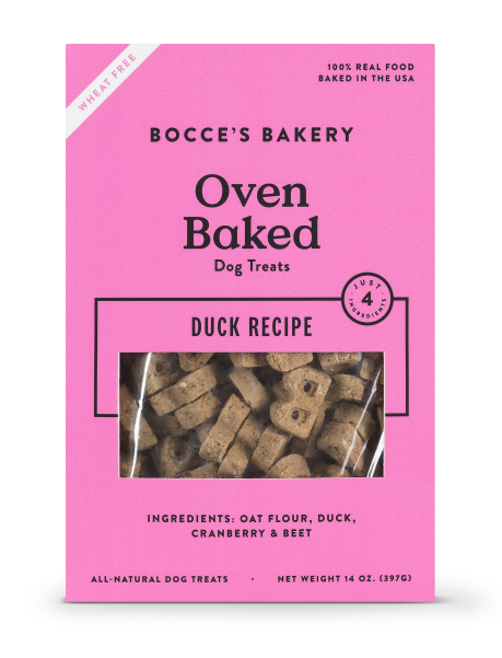 Bocce's Bakery - Oven Baked Duck Biscuits - 14oz