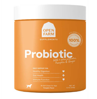 Open Farm - Dog Supplement Probiotic Chews - 90 ct