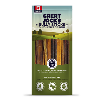 Great Jack's - Bully Sticks (Made/Sourced in Canada) - Odour Free