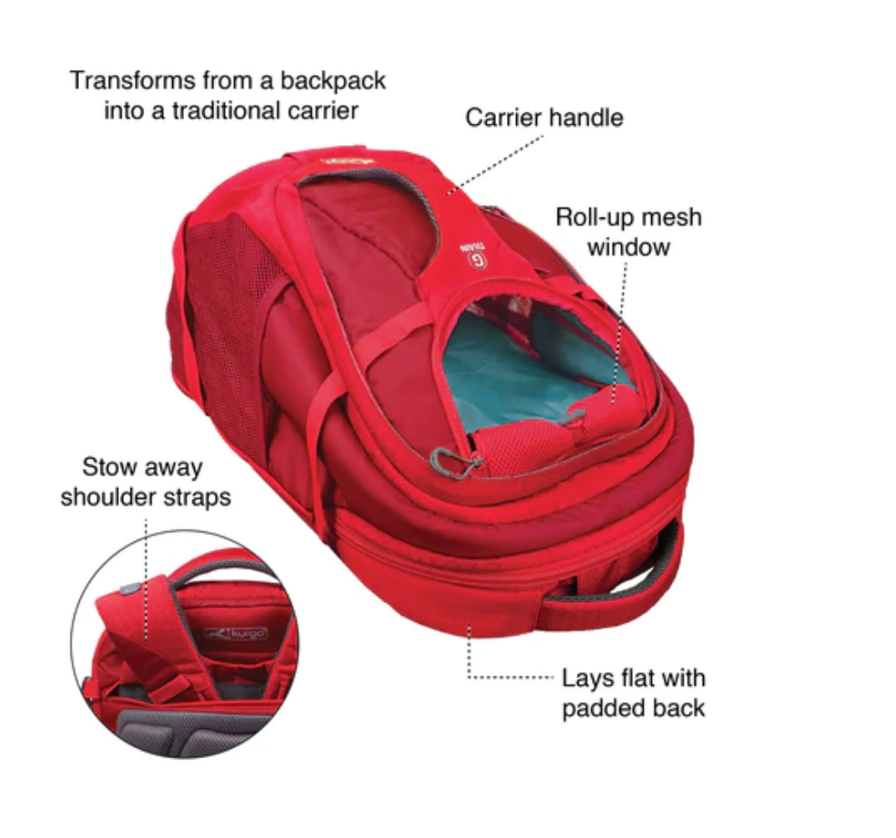Kurgo - G-Train Dog Carrier Backpack
