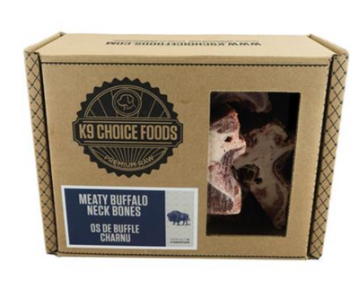 K-9 Choice - Frozen - Buffalo Neck Bones - 1.36KG