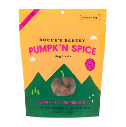 Bocce's Bakery - Pumpk'n Spice Soft & Chewy Treats - 6oz