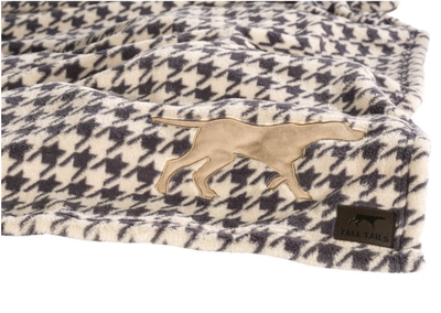 Tall Tails - Fleece Blanket - Houndstooth