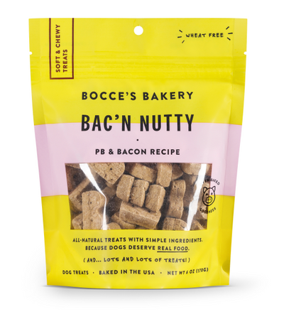 Bocce's Bakery - Bac'n Nutty Soft & Chewy - 6oz