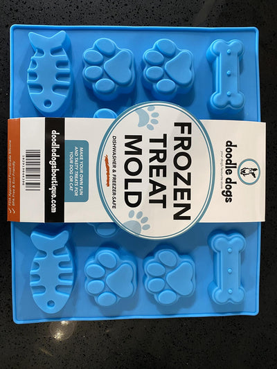 Messy Mutts Framed Silicone Dog Treat Popsicle Mold, Watermelon, 10-in x  10-in